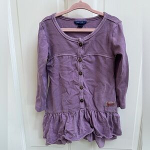 Naartjie Kids 2T Girls Long Sleeve Purple Dress